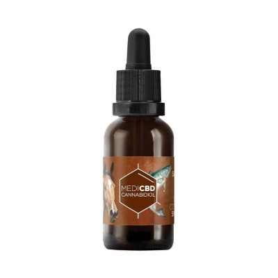 Huile CBD 10% Broad Spectrum pour Cheval Arôme Saumon 30ml | Kana Pharma