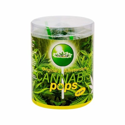 Sucettes Cannabis HAZE 10pcs - Arôme Chanvre Authentique | Kana Pharma