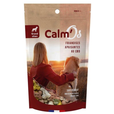 Friandises CBD Grands Chiens Calm'Os | 6mg CBD par friandise | NOVALOA