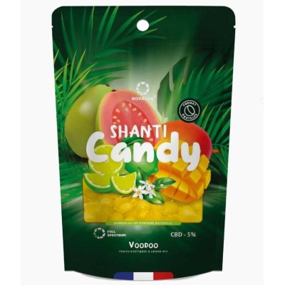 Bonbon CBD Voodoo 40mg Novaloa - Sans Sucre Fruits Exotiques | Kana Pharma