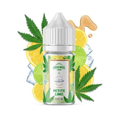 E-liquide CBD Petite Limo GREENEO 1000mg 30ml | Kana Pharma