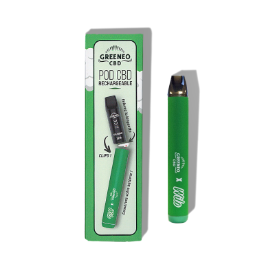 Vape Pen CBD OG Kush 10% Greeneo | Rechargeable 500mAh | Kana Pharma