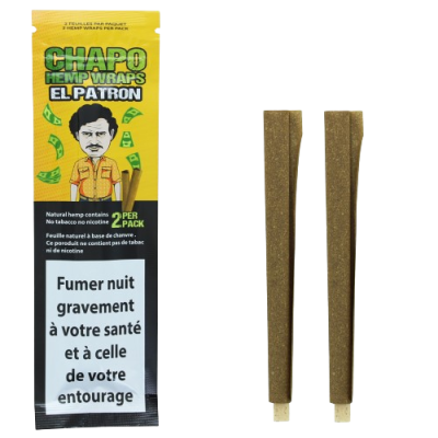 Blunt El Patron CHAPO - Feuilles Chanvre Orange Pêche | Kana Pharma
