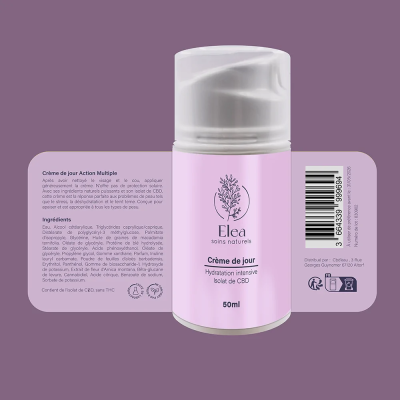 Crème de jour ELEA au CBD - Hydratation & Protection | Kana Pharma