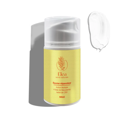 Baume Réparateur CBD ELEA 50ml | Soin Multi-Action Peaux Sèches