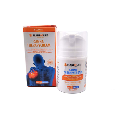 Crème Massage Musculaire CBD Plant of Life 50ml | Effet Chaleur | Kana Pharma