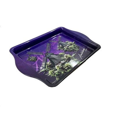 Plateau Windmills Amsterdam Violet 21x14cm MULTITRANCE | Kana Pharma