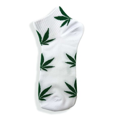 Chaussettes Cannabis Blanches | Coton Respirant & Confort | Kana Pharma