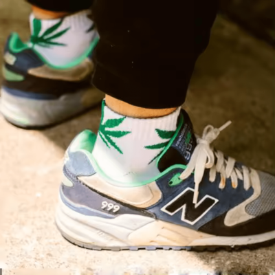 Chaussettes Cannabis Blanches | Coton Respirant & Confort | Kana Pharma