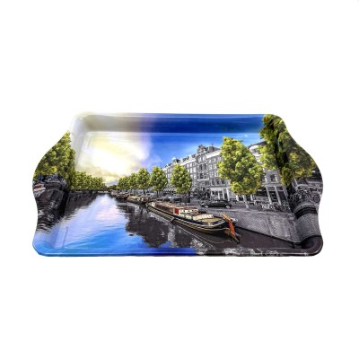 Plateau Canal Amsterdam MULTITRANCE 21x14 cm | Accessoire CBD | Kana Pharma