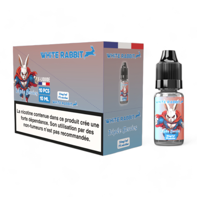 E-liquide White Rabbit Triple Berries 2% 10ml - Saveur Fruitée Premium