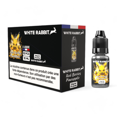 E-liquide White Rabbit Red Berries Pineapple 20mg 10ml - Saveur Fruitée
