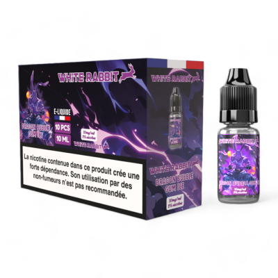 E-liquide White Rabbit Dragon Bubble Gum Ice 20mg - Fabrication Française
