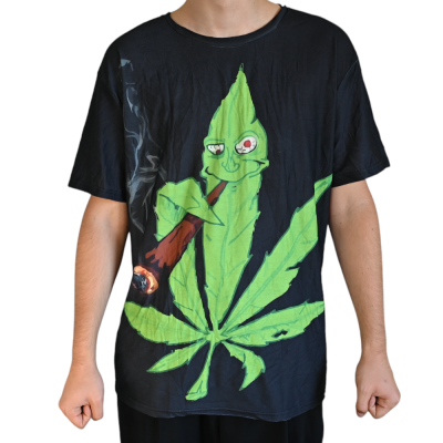 T-shirt Cannabis Leaf Cartoon - Design Original | Kana Pharma