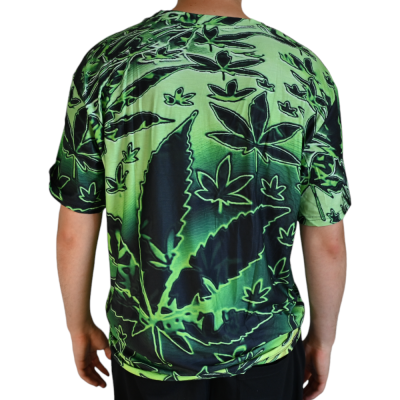 T-shirt Cannabis Psychédélique Vert - Design Unique | Kana Pharma