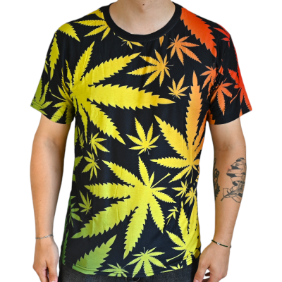 T-shirt Cannabis Multicolore - Design Original | Kana Pharma
