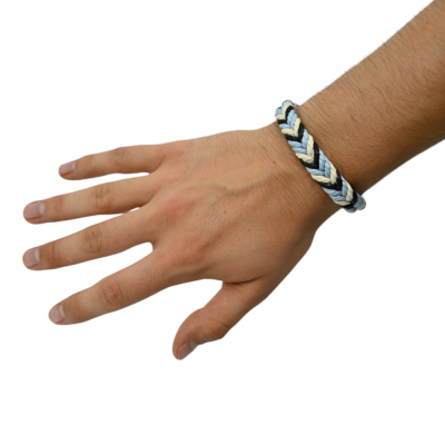 Bracelet Chanvre Tressé Multicolore - Accessoire Éco-Responsable | Kana Pharma