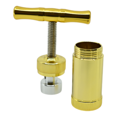 Presse à Pollen Dorée 8,6cm | Extraction CBD Zinc | Kana Pharma