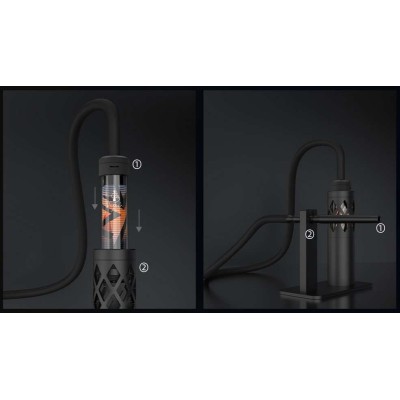 Support Dock Hookah Air Bleu | Station d'accueil e-chicha | Kana Pharma