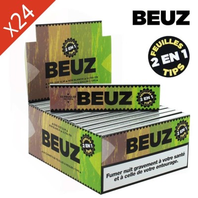 Feuilles à rouler Beuz Brown Slim King Size x24 - Prix Grossiste | Kana Pharma