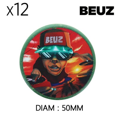 Grinder Kush Bong Beuz x12 | Moulin Chanvre Biodégradable 50mm | Kana Pharma