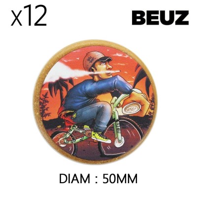 Grinder Beuz Bike Chanvre Biodégradable 50mm - Boîte 12 pièces | Kana Pharma