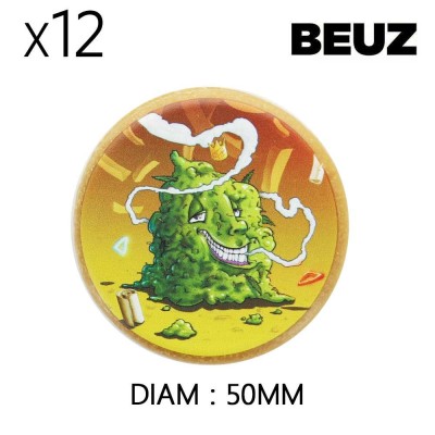 Grinder Beuz Buds Chanvre Biodégradable 50mm - Boîte x12 | Kana Pharma