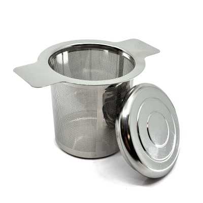 Infuseur à thé acier inoxydable avec couvercle - Kana Pharma