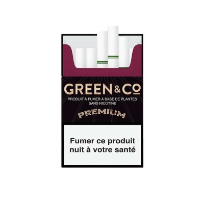 Cigarettes CBD Premium Green&Co | 20 Pre-rolls 17,2g | Kana Pharma