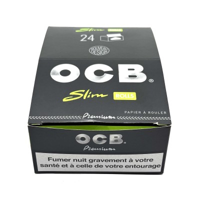 OCB Rolls Premium Slim x24 - Feuilles à rouler 4m | Kana Pharma
