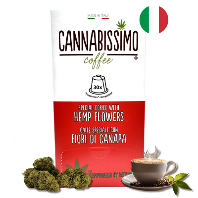 Café Cannabissimo aux Fleurs de Chanvre - 30 Capsules | Kana Pharma