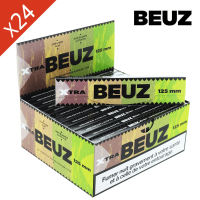 Feuilles Beuz Slim Long 125mm Brown x24 - Papier Ultra-Fin | Kana Pharma