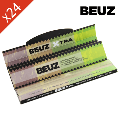 Feuilles Beuz Slim Long 125mm Brown x24 - Papier Ultra-Fin | Kana Pharma