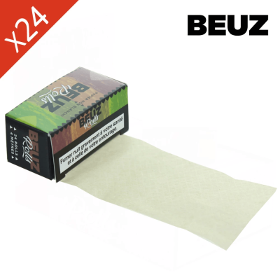 Rouleaux Feuilles Slim Brown BEUZ x24 - Papier Non Blanchi 4m | Kana Pharma