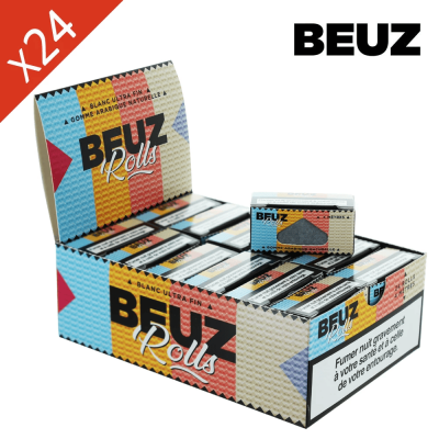 Rouleaux Feuilles BEUZ Slim Blanc Ultra Fin - Boîte 24 Rouleaux | Kana Pharma