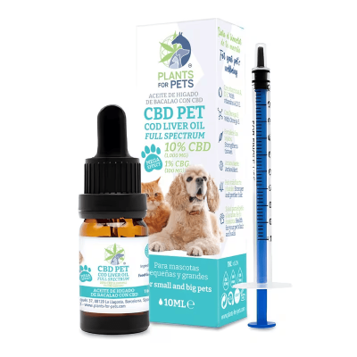 Huile CBD CBG 10% Animaux Plants for Pets | Bien-être naturel | Kana Pharma