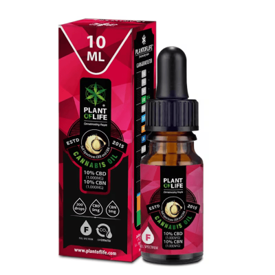 Huile CBD CBN 10% Full Spectrum 10ml | Plant of Life | Kana Pharma