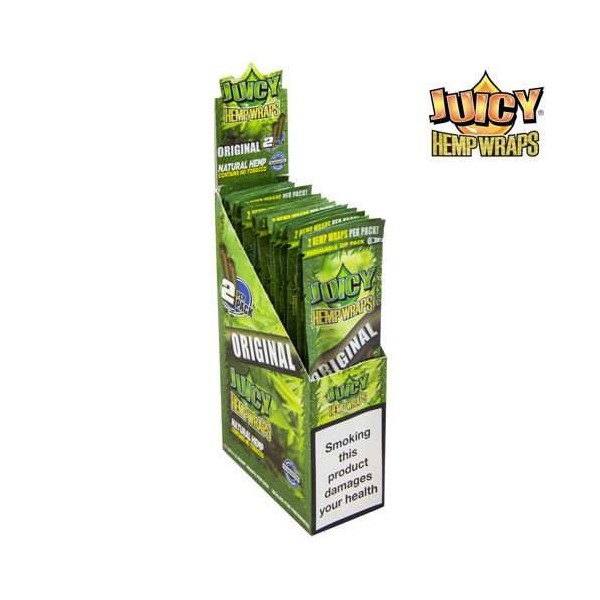 Blunt de chanvre Original Boîte de 25 paquets | JUICY JAY'S