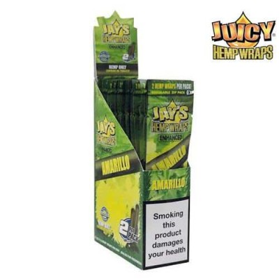 Blunt Hemp Wrap Amarillo Juicy Jay's - Boîte 25 Paquets | Kana Pharma