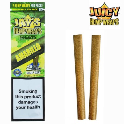 Blunt Hemp Wrap Amarillo Juicy Jay's - Boîte 25 Paquets | Kana Pharma
