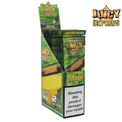 Blunt Chanvre Eldorado Juicy Jay's - Boîte 25 Paquets | Kana Pharma