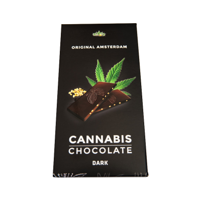 Chocolat Noir Graines de Chanvre HAZE 70% | Sans THC | Kana Pharma