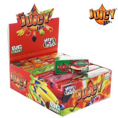 Feuille Roll Parfumées Juicy Jay's 24 Rouleaux - Mix-N-Roll BigSize