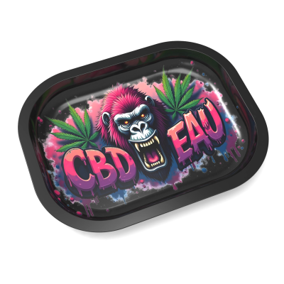 Plateau à rouler CBD'EAU Gorille Street Art 18x14cm | Kana Pharma