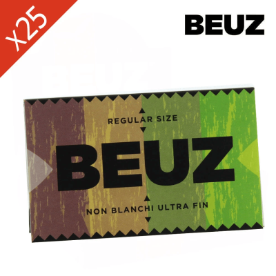 Boîte 25 Carnets BEUZ Brown Regular | Feuilles Non Blanchies CBD | Kana Pharma