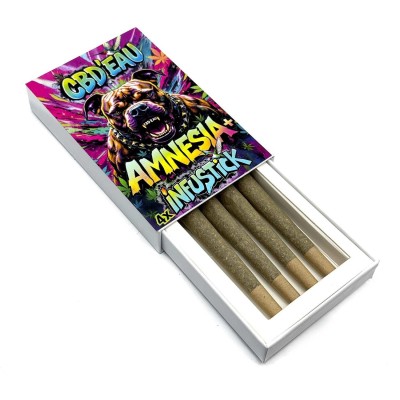 Infustick CBD Amnesia 7% - Lot de 4 | Infusion chanvre premium | Kana Pharma