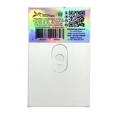 Lot 4 Infustick CBD Gorilla Glue 7% - CBD'EAU | Kana Pharma