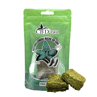 Canna Plaquette 50g Indoor CBD'EAU | Trim CBD Suisse Premium | Kana Pharma