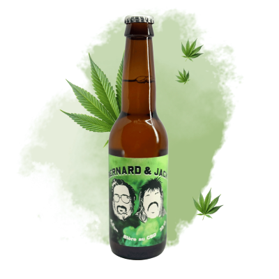 Bière CBD Bernard & Jack 33cl | Bière Artisanale au Chanvre - Kana Pharma