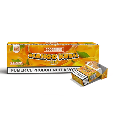 Cigarettes CBD Mango Kush CocoriBud | 20 Pré-rolls 10% - Kana Pharma